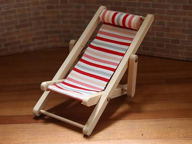 Luxe Strandstoel Rood